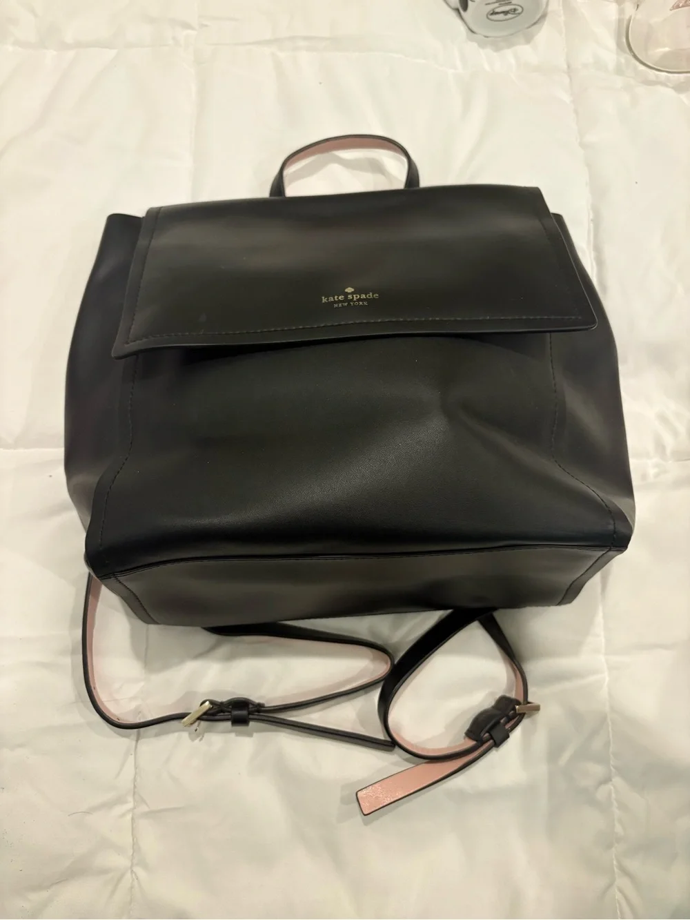 Kate  Spade Somerville road Megyn Black  Backpack with Top Handle